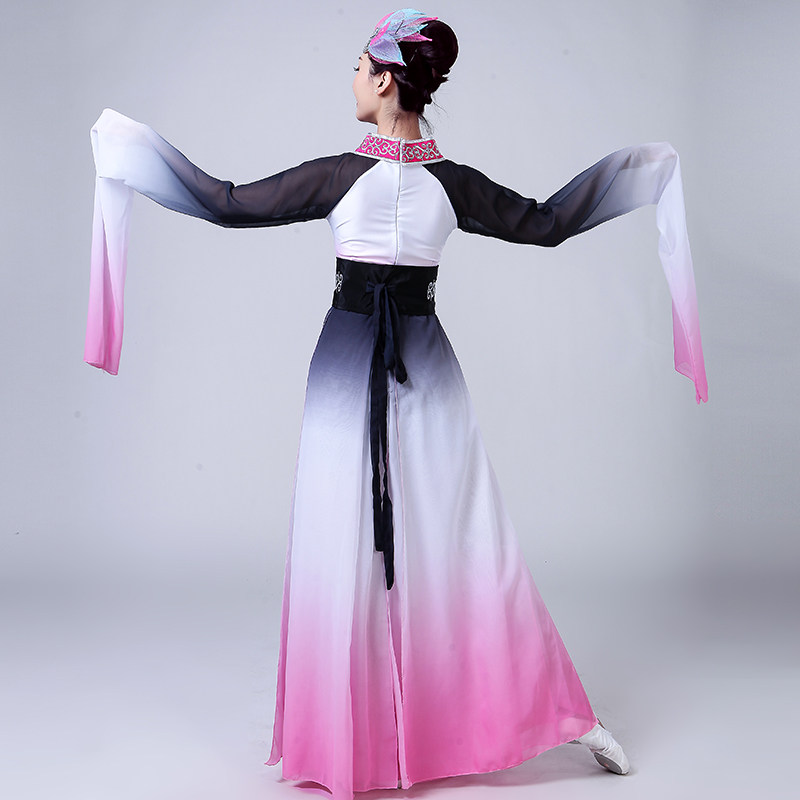 水袖古典舞女成人飘逸2020演出服 卡妆妮民族服装/舞台装