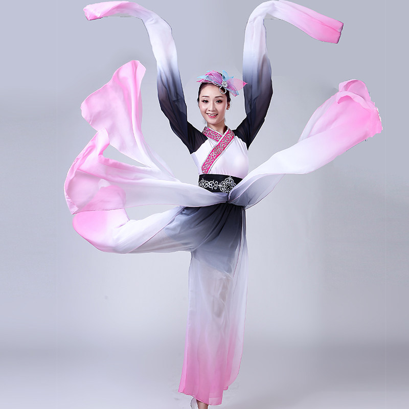 水袖古典舞女成人飘逸2020演出服 卡妆妮民族服装/舞台装