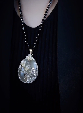 臻萌混合镶嵌铜微镶圆珠女花朵