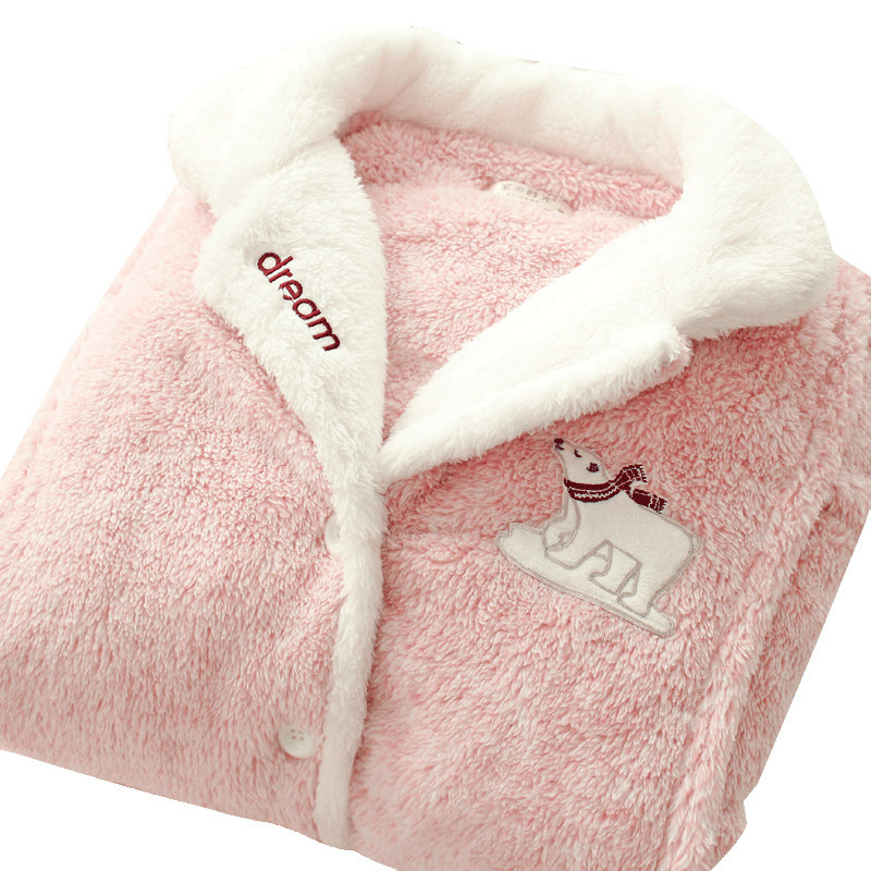 月子服秋冬产后12月份11珊瑚绒睡衣 静孕家居服套装