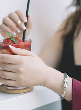 原创设计风925银情人节天然珍珠