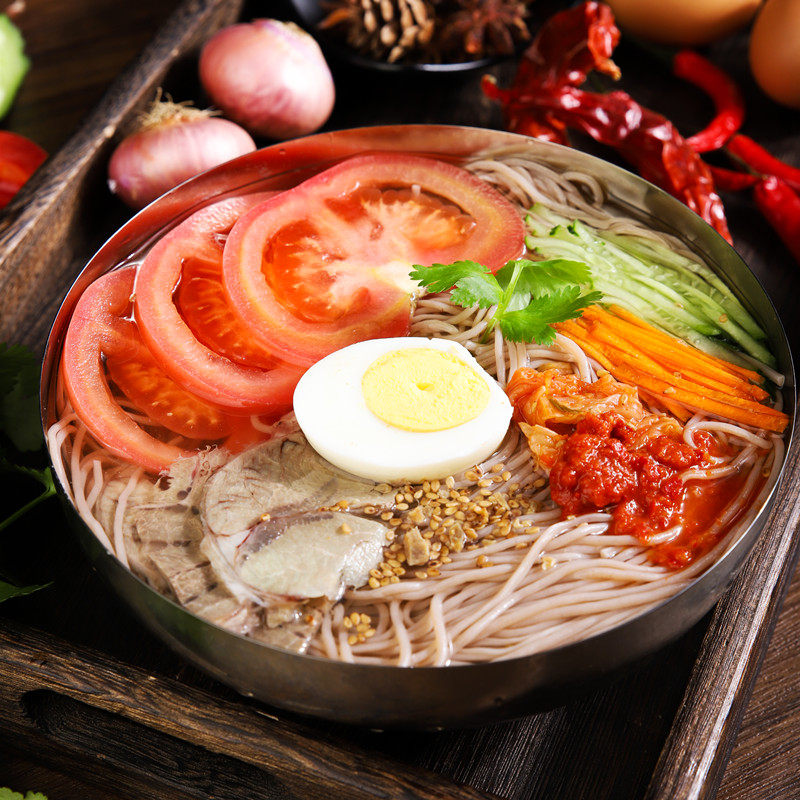 升元韩国荞麦冷面东北特产朝鲜风味冷面正宗速食小麦冷面3袋包邮_虎窝淘