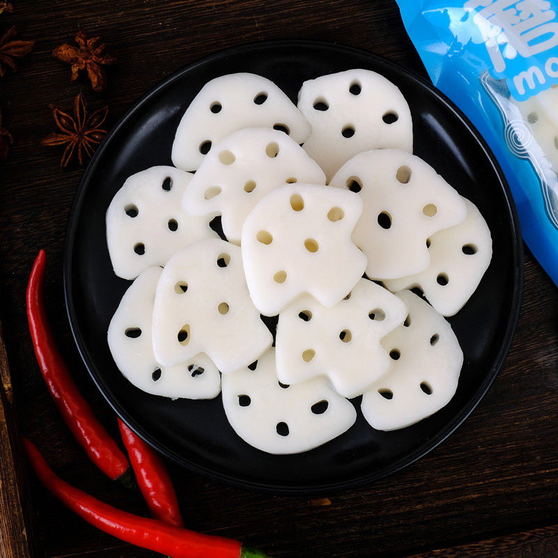麒景东北蘑菇粉土豆粉美味砂锅粉藕鲜花型麻辣烫特色冒菜火锅食材