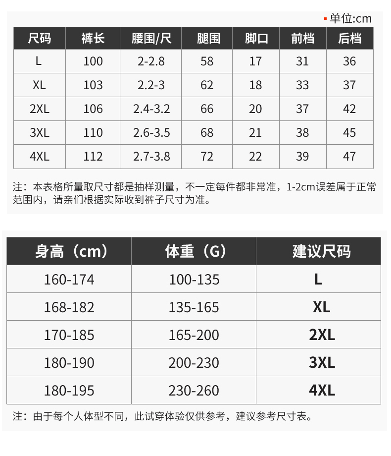 纯棉运动裤男士春秋冬季加绒加厚加大码休闲裤卫裤宽松直筒长裤子 - 图3