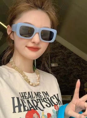 防紫外线方形网红个性欧美风复古