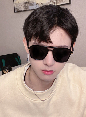 黑茶色双梁飞行员式通用