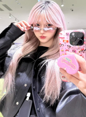 韩版新款无边框星星渐变水银墨镜