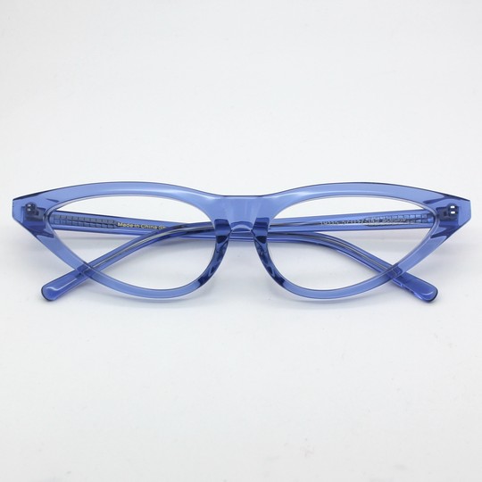 European and American triangle cat eye plate niche glasses frame for women