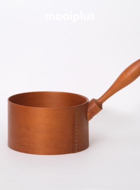 美国/中古｜Frye's Measure Mill 樱桃木 把手 储物盒 木制舀勺