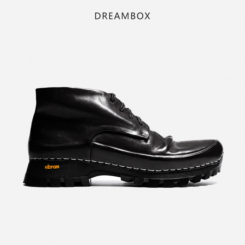 DREAMBOX钧博vibram防滑户外登山休闲鞋重水洗马皮徒步运动高帮鞋,淘宝优惠券,粉丝福利购,淘宝优惠卷