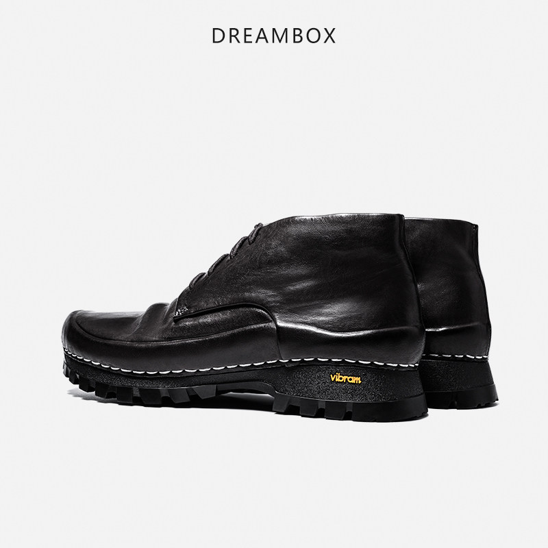 DREAMBOX钧博vibram防滑户外登山休闲鞋重水洗马皮徒步运动高帮鞋,淘宝优惠券,粉丝福利购,淘宝优惠卷