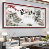 Jiahe Wanshixing вышивка крестом 2025 новая линия вышивка в китайском стиле большая гостиная атмосферный пейзаж пейзажная живопись вышивка самостоятельно