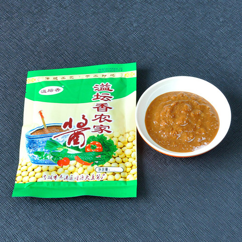 东北特产黄豆大酱溢坛香大豆酱黄豆酱豆瓣酱蘸酱菜酱香浓郁味道好 - 图2