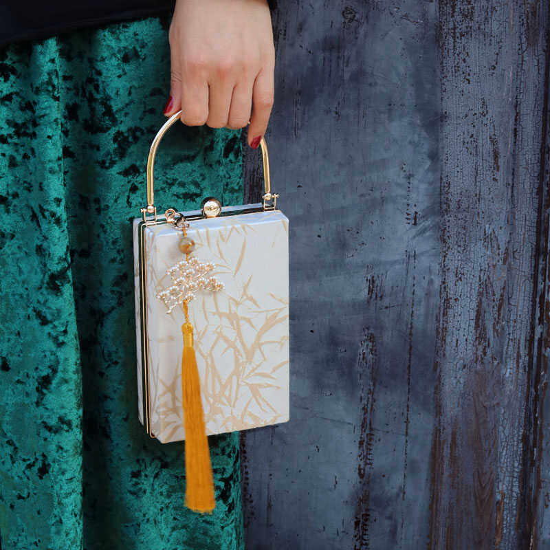 KK9_原创设计新款竹子口金包百搭手提方包时尚单肩斜挎小包女包邮,淘宝优惠券,粉丝福利购,淘宝优惠卷