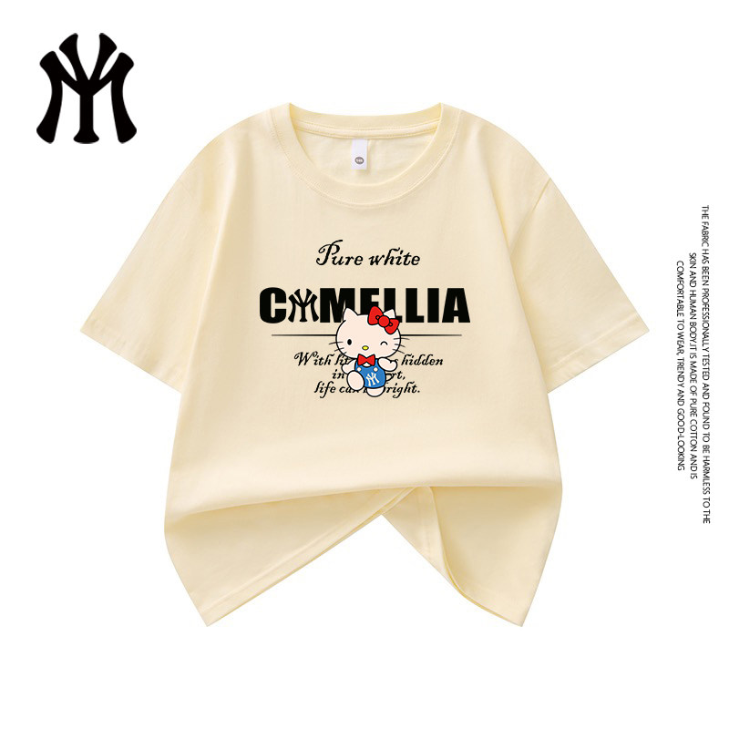 官方正品夏季情侣纯棉短袖潮流短袖儿童爆款26新款T恤男女款11