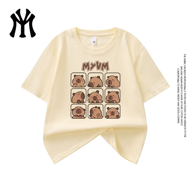 MYVM官方正品夏季情侣纯棉短袖潮流短袖儿童爆款26新款T恤男女24