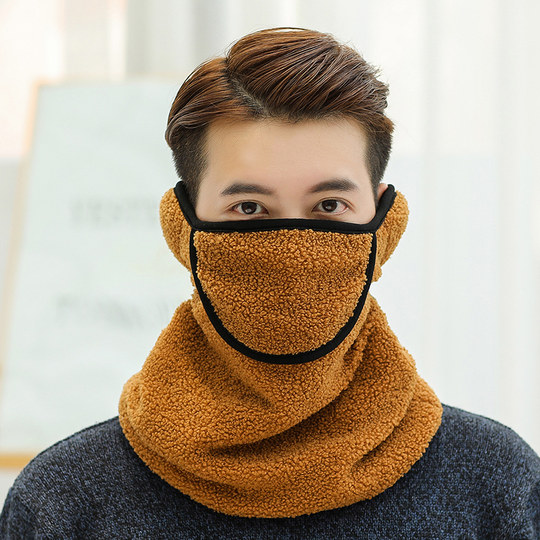 Breathable winter cold-proof and warm cycling neck earmuffs