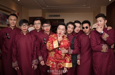 出租赁2025年秋冬中式伴郎服秀禾服兄弟团结婚中国风唐装大褂马褂,淘宝优惠券,粉丝福利购,淘宝优惠卷