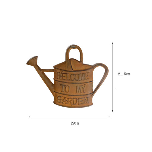 ins铸铁英文欢迎牌welcome花园杂货装饰壁挂外贸出口garden牌复古-图2