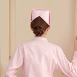 Синяя белая розовая тонкая униформа медсестры, увеличенная толщина