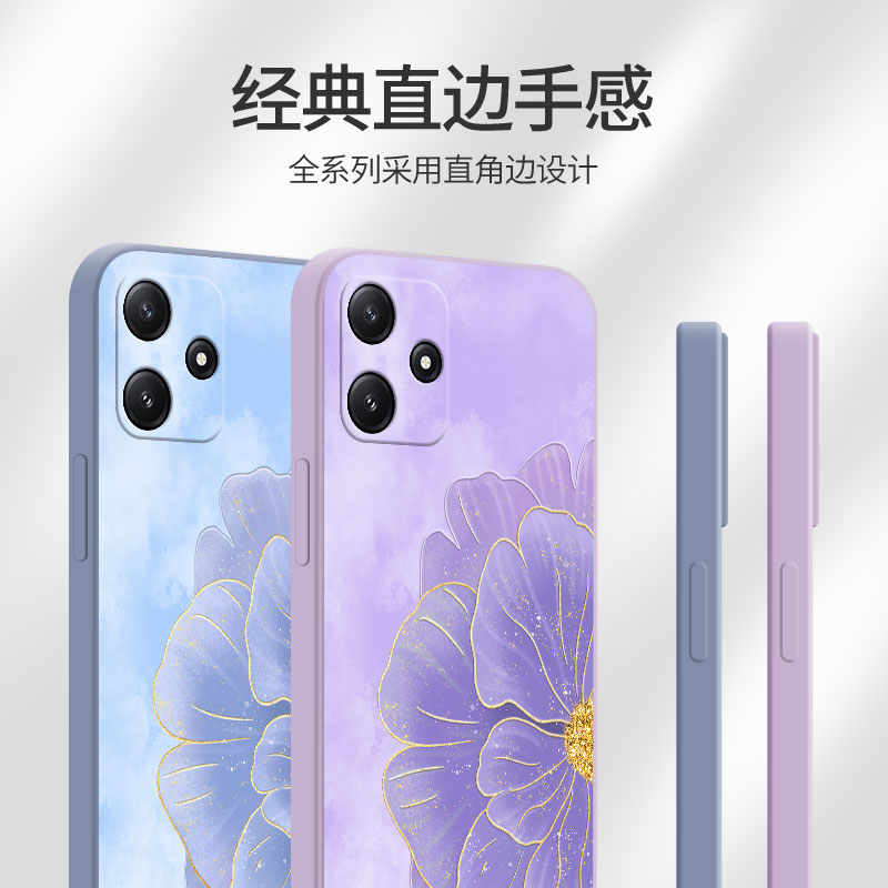 红米note12r手机壳pro十+新款Turbo女款11/11t/10/9/8/7软壳redmi防摔4g全包5g手机套12tpro动漫液态硅胶适用-图1