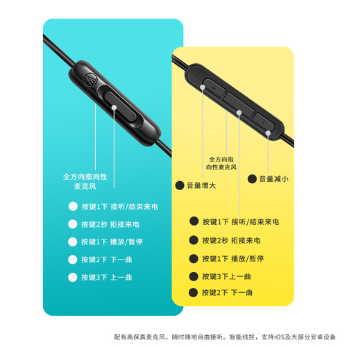 im50耳机线IM70升级线im02音频线im03连接线适用于铁三角耳机配件 - 图1