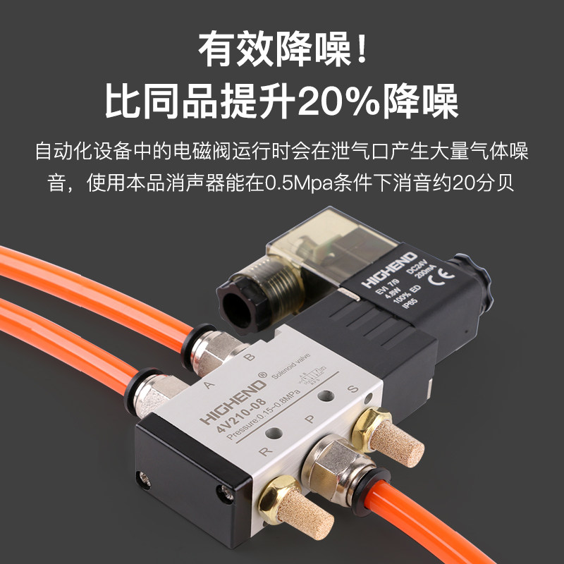 气动铜/塑料消声器1分/2分/3分/4分消音器电磁阀排气静音器堵头,淘宝优惠券,粉丝福利购,淘宝优惠卷