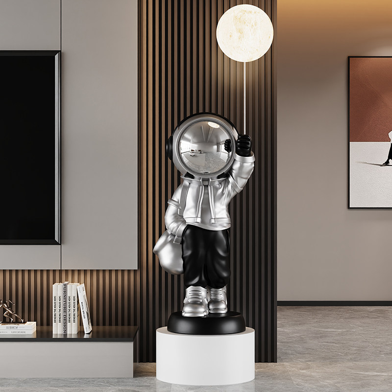 轻奢宇航员太空人客厅落地摆件大型电视柜旁边装饰品高档蓝牙音响,淘宝优惠券,粉丝福利购,淘宝优惠卷
