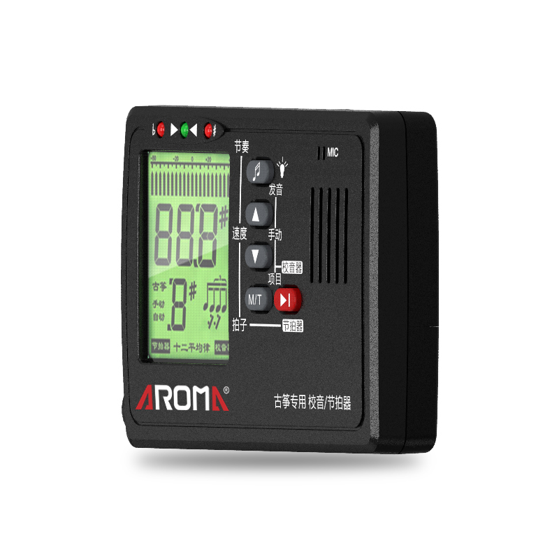阿诺玛旗舰店阿诺玛AROMA AMT-520B升级款三合一节拍器吉他调音器定音节拍器2