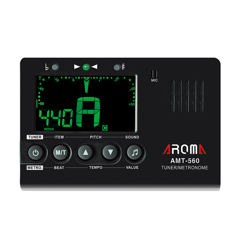 阿诺玛旗舰店阿诺玛 AMT-560 电子节拍器 吉他调音器定音校音表乐器通用三合一2