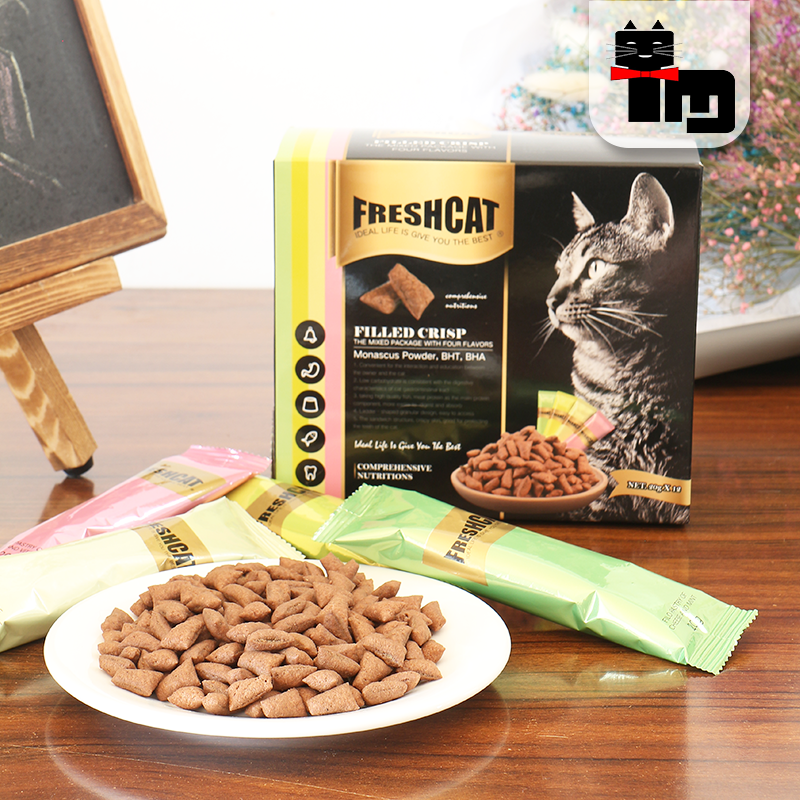 土猫宠物 福瑞诗/FreshCat 猫咪夹心酥宠物猫零食 猫饼干磨牙洁齿,淘宝优惠券,粉丝福利购,淘宝优惠卷