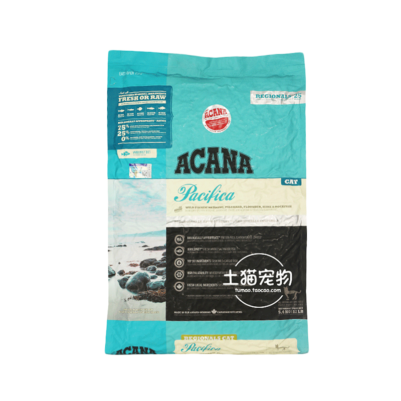 土猫宠物 加拿大A品牌 鸡肉鱼肉全猫粮500g成猫幼<a href=