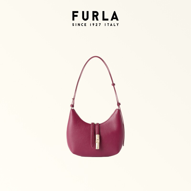 [新品]FURLA芙拉GOCCIA牛皮小号女士通勤单肩包腋下包