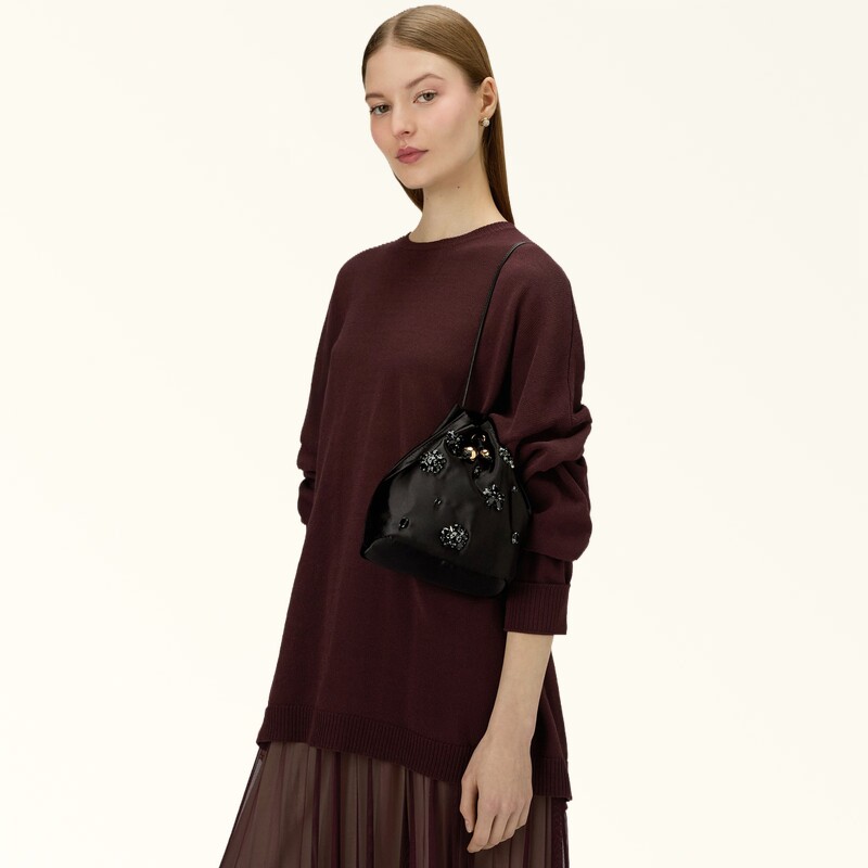 【秋冬新品】FURLA芙拉SFERA SOFT女士迷你水桶包抽绳包高级感,淘宝优惠券,粉丝福利购,淘宝优惠卷