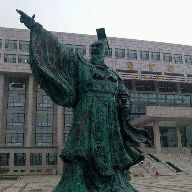 战神韩信楚霸王项羽人物铜雕塑摆件定制汉朝高祖刘邦谋圣张良雕像