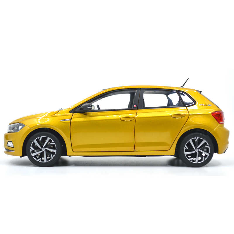 1比18大众车模Volkswagen Polo Plus 2019仿真合金模型汽车收藏品