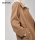 Red man wool mid-length coat coat