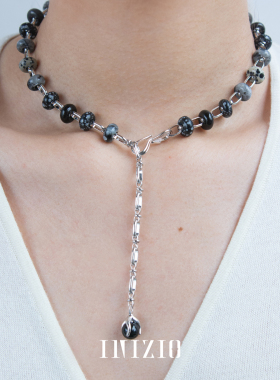 INIZIO无限环抱墨系项链