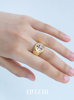 INIZIO信望爱贝母高级感戒指