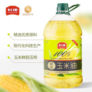 长康鲜胚纯正玉米油5升食用油非转基因压榨一级家用烘焙专用蛋糕