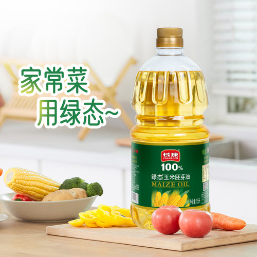 长康绿态玉米胚芽油1.5升食用油烘培蛋糕纯正非转基因家用小瓶 - 图0