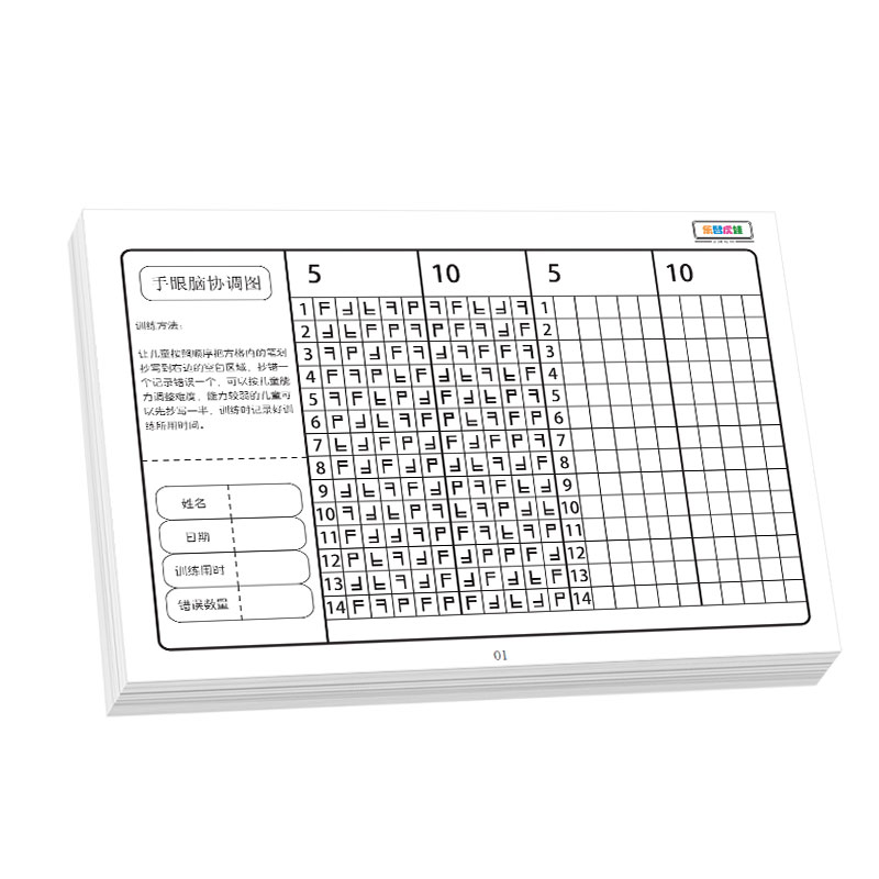 6岁以上练孩子专注力训练儿童视觉分辨注意神器手眼脑协调图玩具-图3