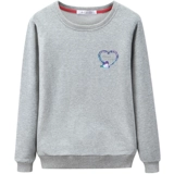 Осенняя хлопковая толстовка, комплект, тонкий лонгслив для школьников, в корейском стиле, коллекция 2023, оверсайз