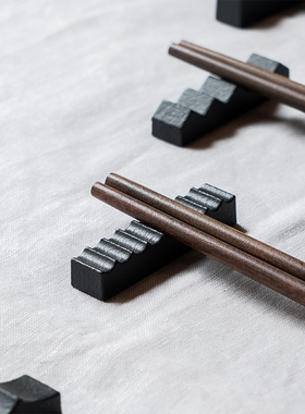 木墨铸铁黑色桌面摆件