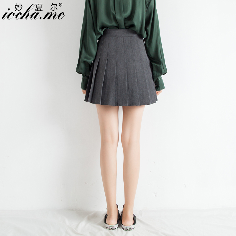 灰色西装tb秋冬2020新款半身裙子 妙夏尔半身裙