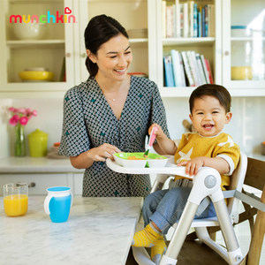 满趣健munchkin麦肯齐不锈钢叉勺套装勺子叉子儿童宝宝训练勺餐具