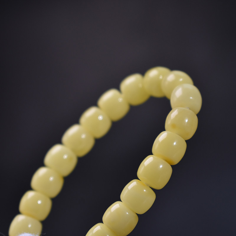 俄料天然蜜蜡精工老型手串满项链 善观阁手链