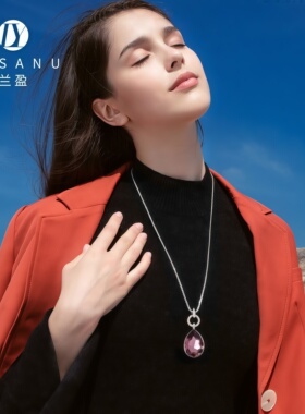 兰盈奥地利水晶毛衣链轻奢小众