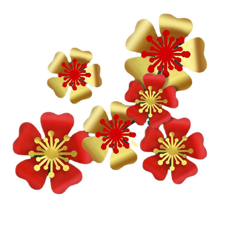 新年春节小装饰乔迁新居立体蝴蝶花朵背景墙新房配件无纺布布置,淘宝优惠券,粉丝福利购,淘宝优惠卷