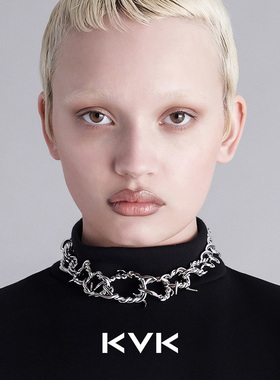 KVK原创设计情侣款锁骨项链